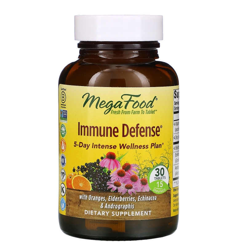 MegaFood, Acute Defense, 30 Tablets