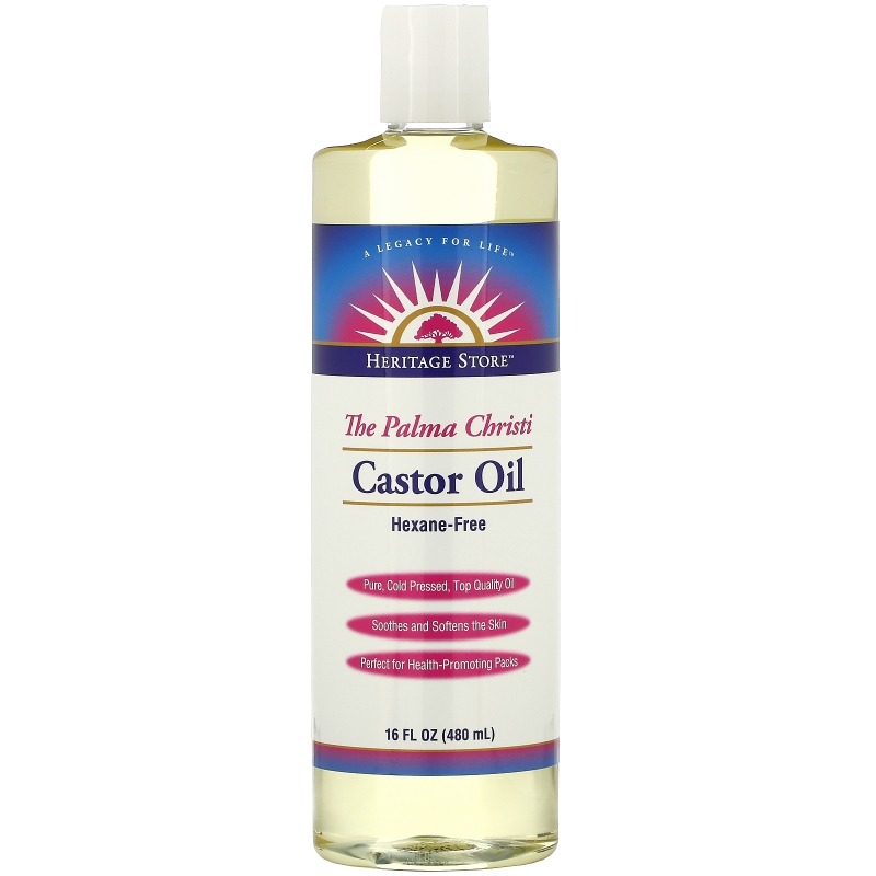 Heritage Store, Касторовое масло, 16 жидких унций (480 мл)