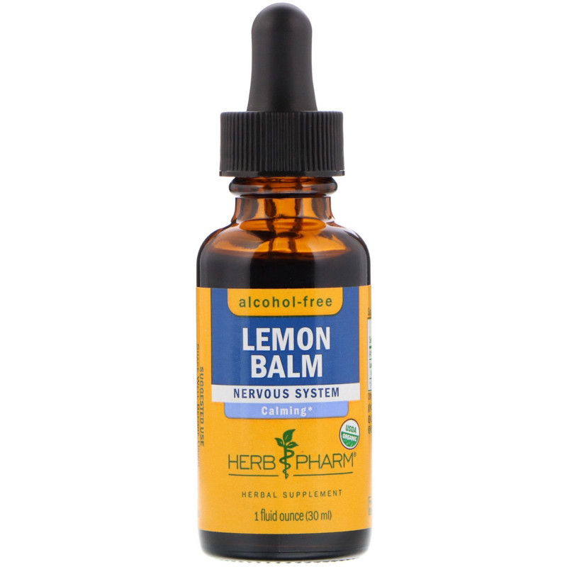 Herb Pharm, Lemon Balm, Alcohol-Free, 1 fl oz (30 ml)