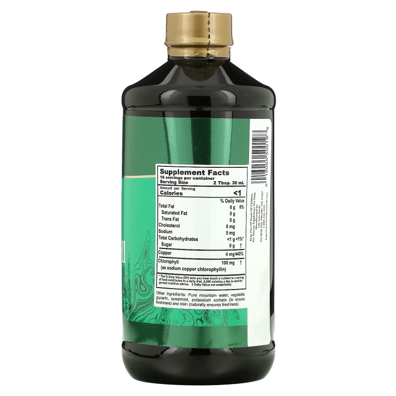 Buried Treasure, Liquid Chlorophyll, Spearmint, 16.23 fl oz (480 ml)