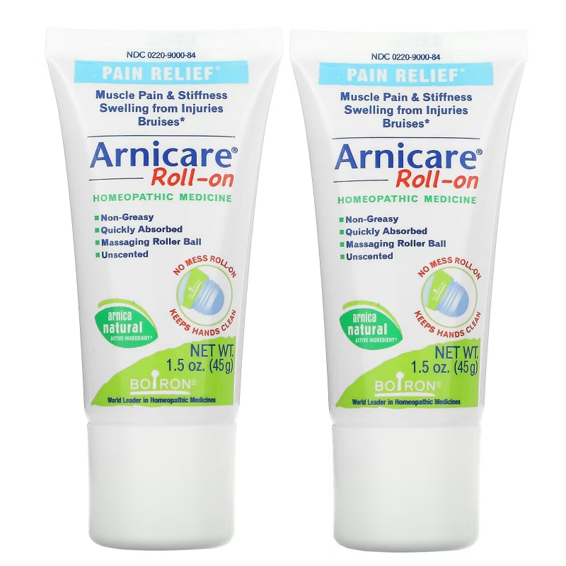 Boiron, Arnicare, шариковое обезболивающее, 2 тюбика, по 1,5 унции