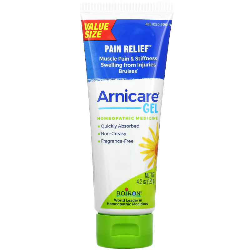 Boiron, Arnicare Gel, облегчение боли, без запаха, 120 г (4,1 унции)