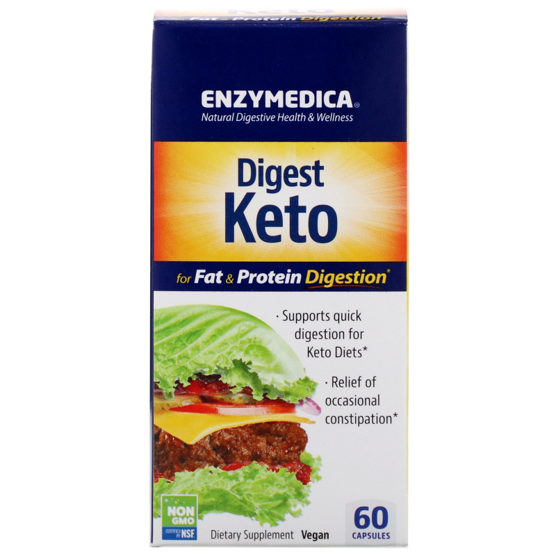 Enzymedica, Digest Keto, 60 Capsules