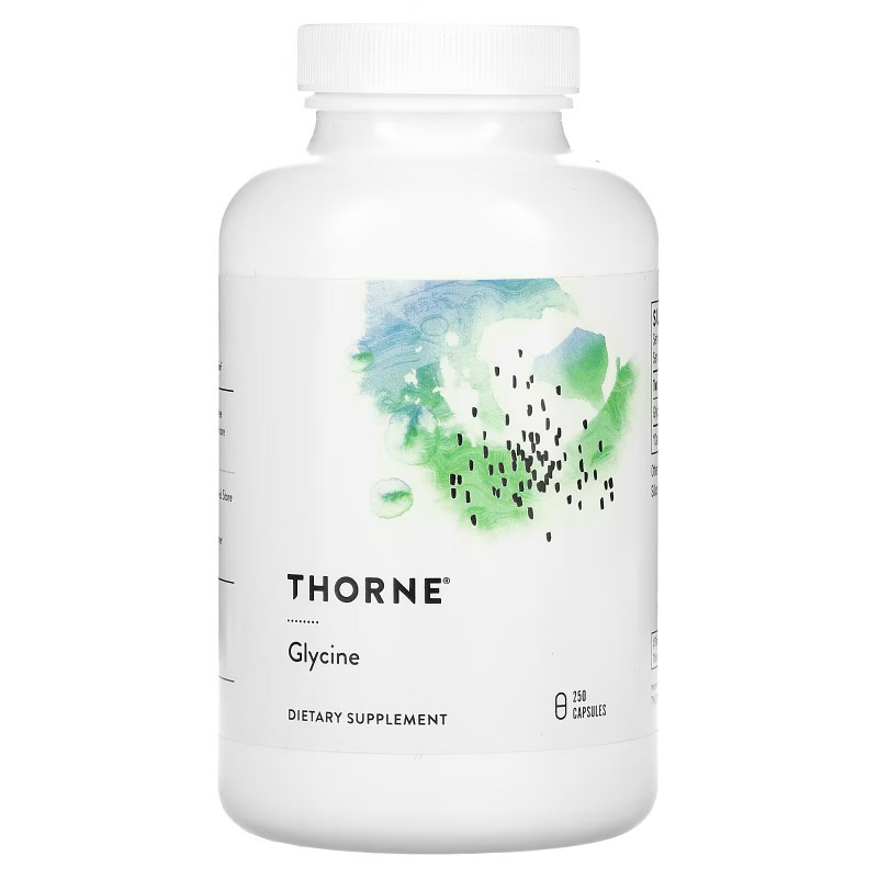 Thorne Research, Глицин, 250 капсул