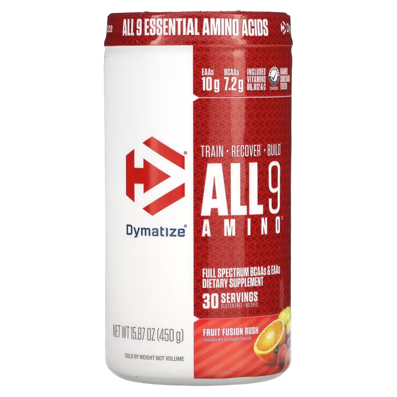 Dymatize Nutrition, All 9 Amino, фруктовый вкус, 15,87 (450 г)