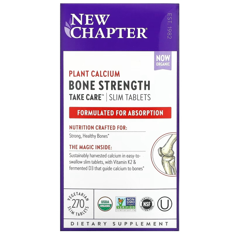 New Chapter, Bone Strength Take Care, 270 таблеток