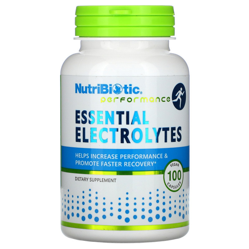NutriBiotic Essential Electrolytes 100 веганских капсул