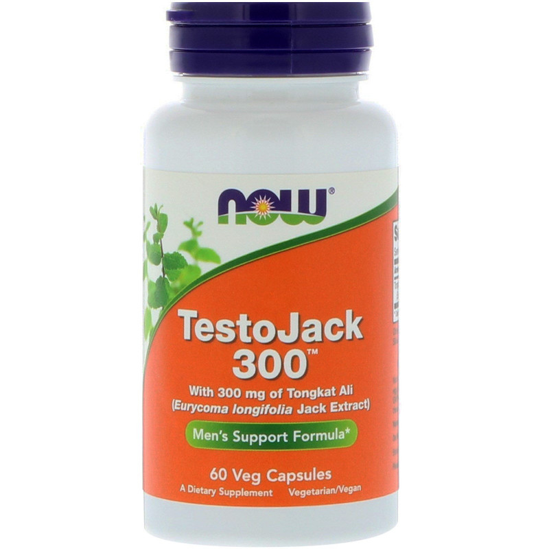 Now Foods TestoJack 300 60 вегетарианских капсул