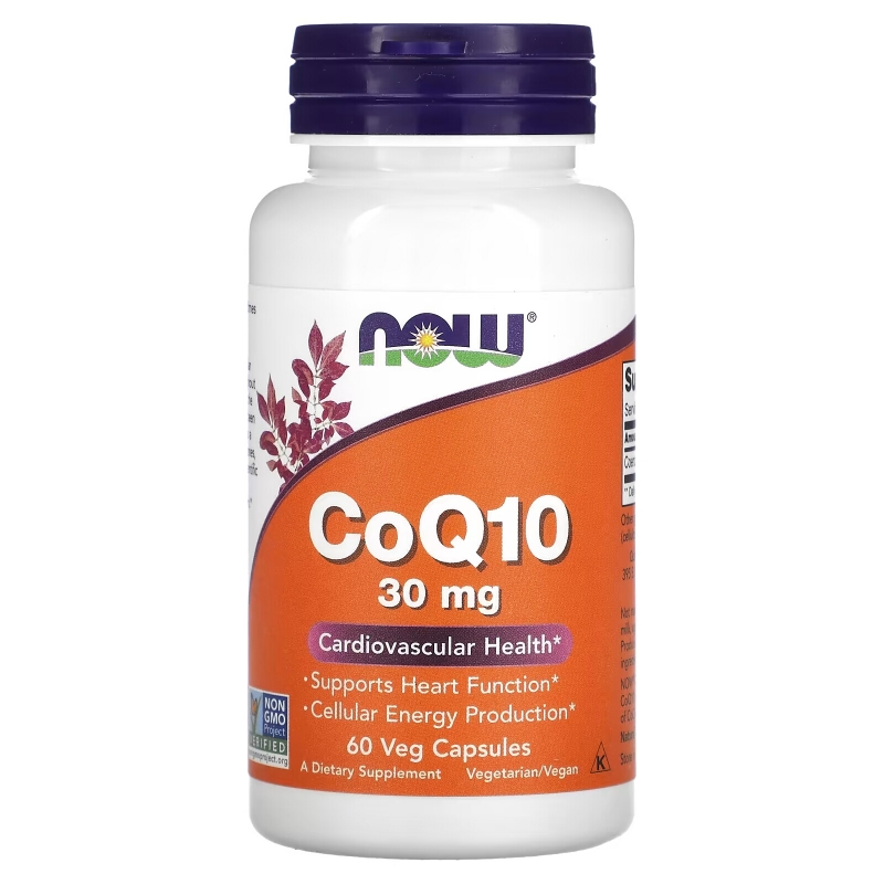 Now Foods, CoQ10, 30 mg, 60 Veg Capsules