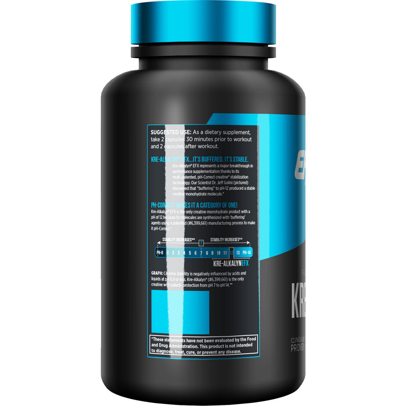 EFX Sports, Kre-Alkalyn EFX, 120 капсул