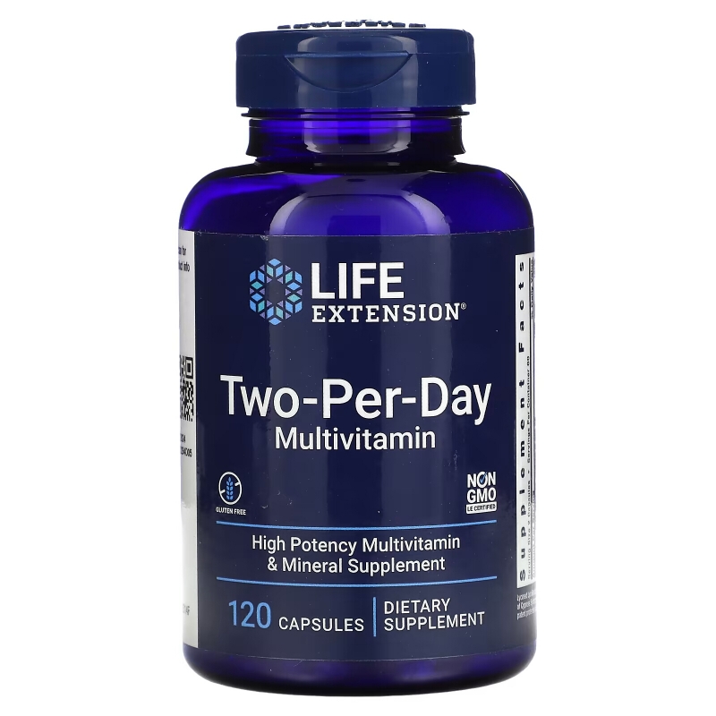 Life Extension, Two-Per-Day Capsules, 120 Capsules