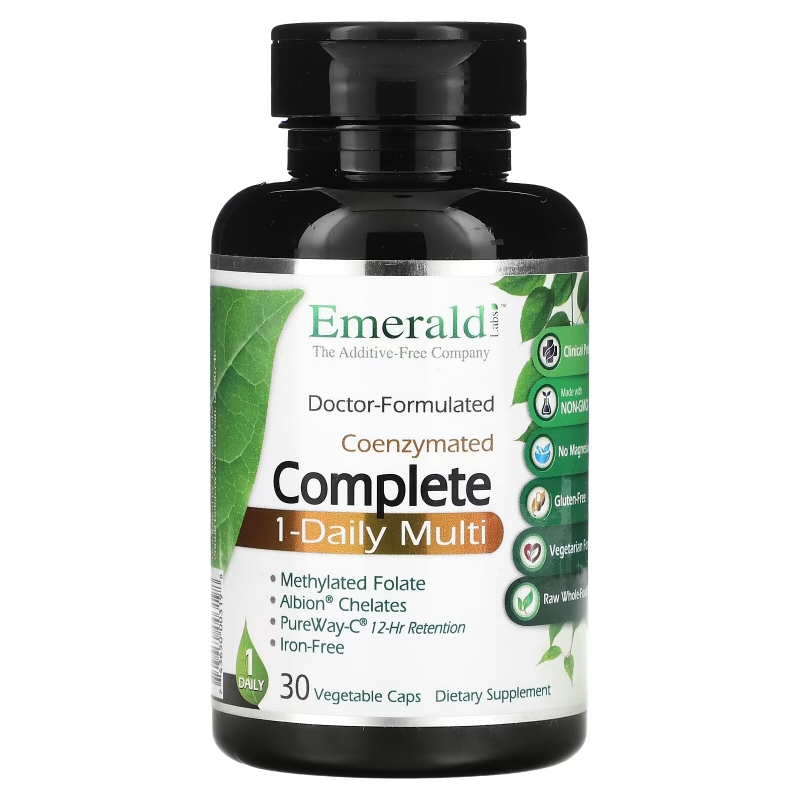 Emerald Laboratories, CoEnzymated Complete, Multi Vit-A-Min, 30 Veggie Caps