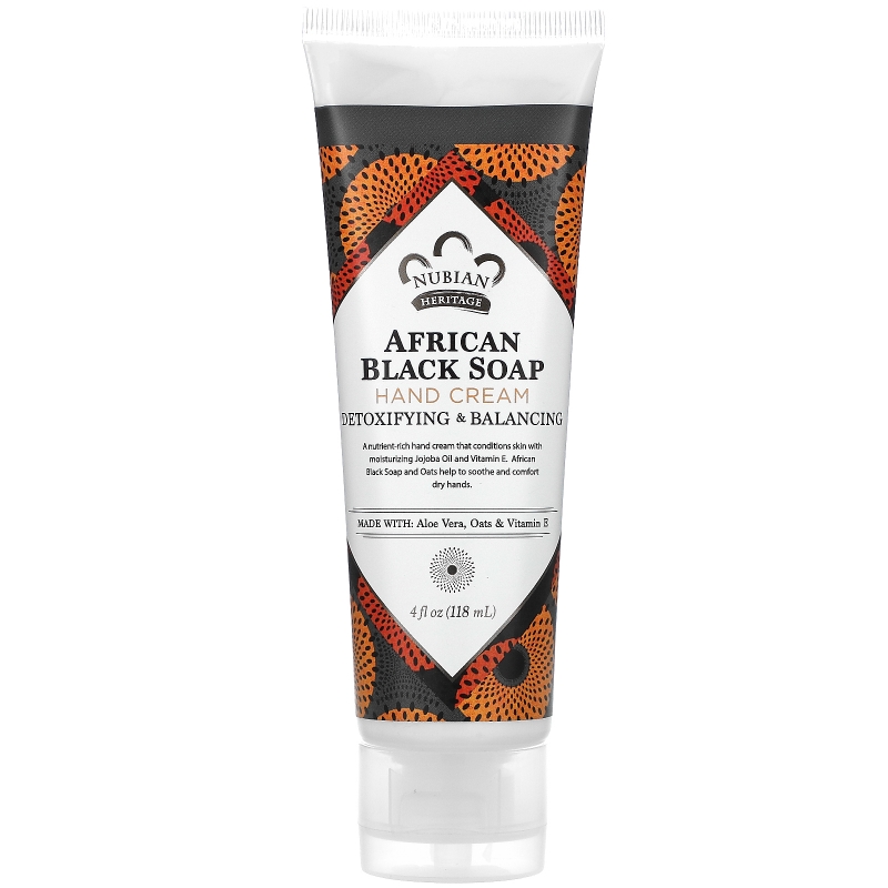 Nubian Heritage Крем для рук African Black Soap 4 унции (118 мл)