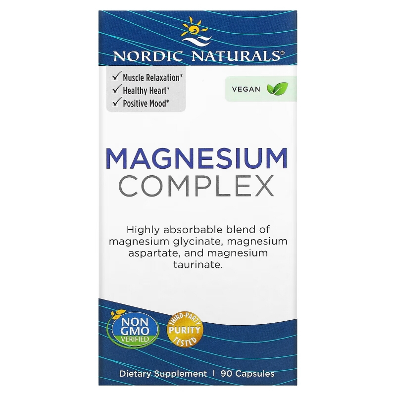 Nordic Naturals, Magnesium Complex, 90 Capsules