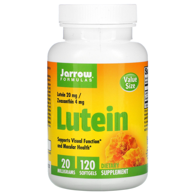 Jarrow Formulas, Lutein, 20 mg, 120 Softgels