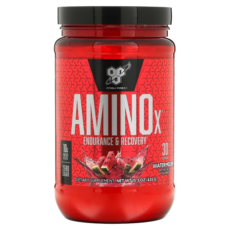 BSN, Amino-X, выносливость и восстановление, арбуз, 435 г (15,3 унции)