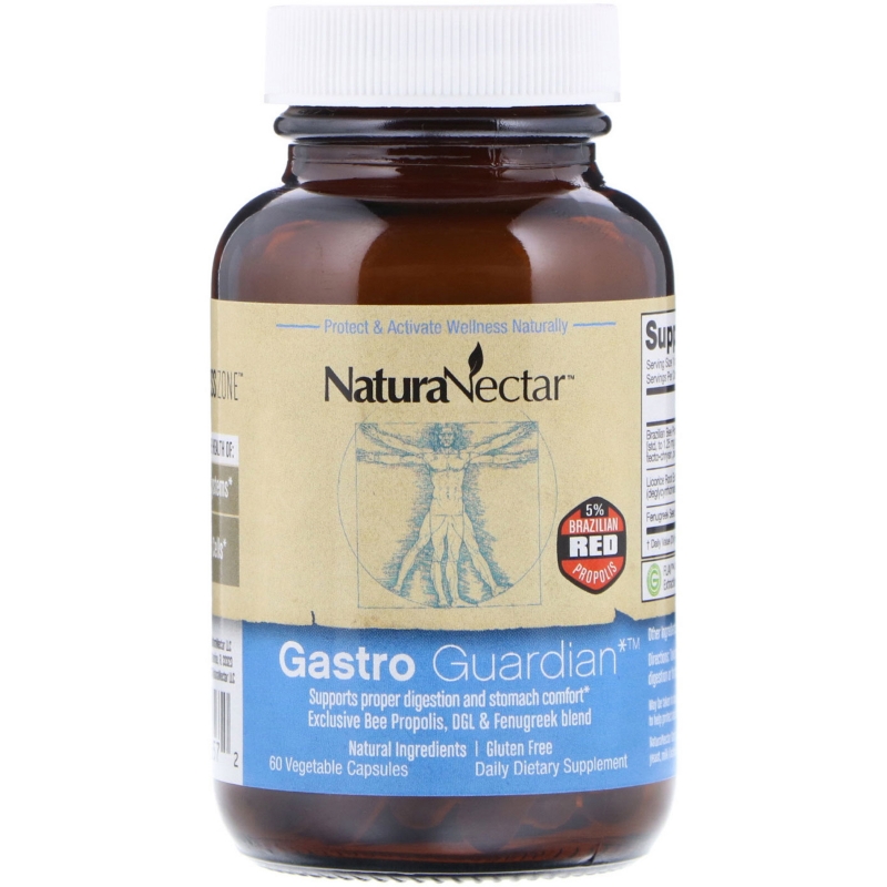 NaturaNectar Gastro Guardian 60 Вегетарианских Капсул