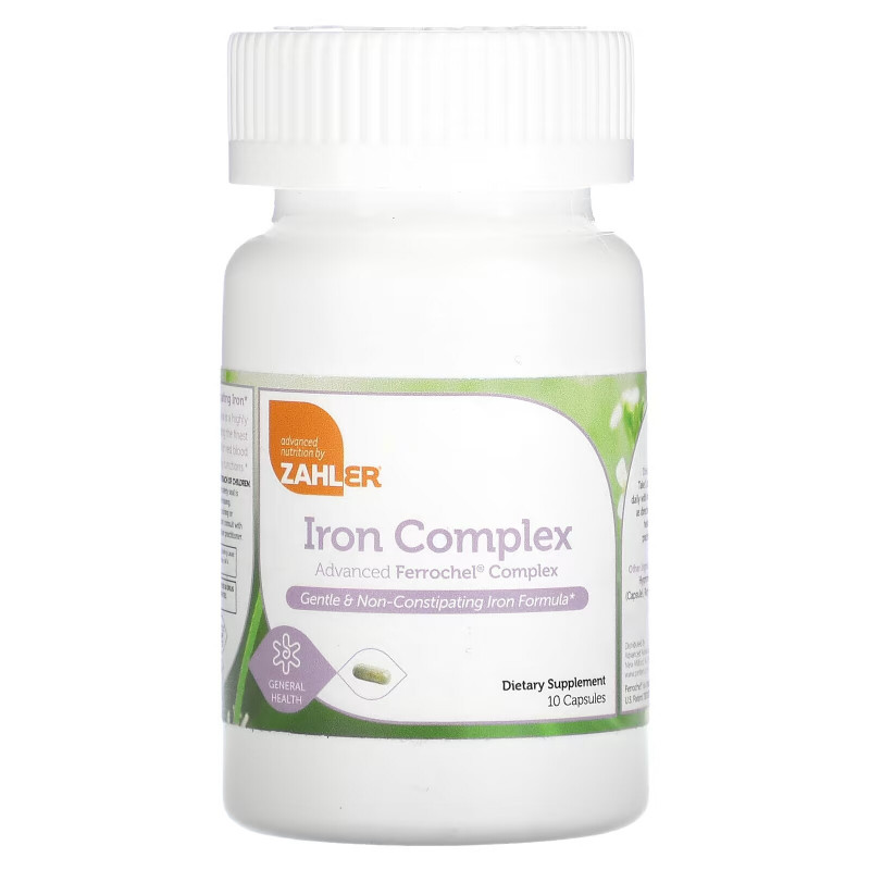 Zahler, Iron Complex, 10 Capsules