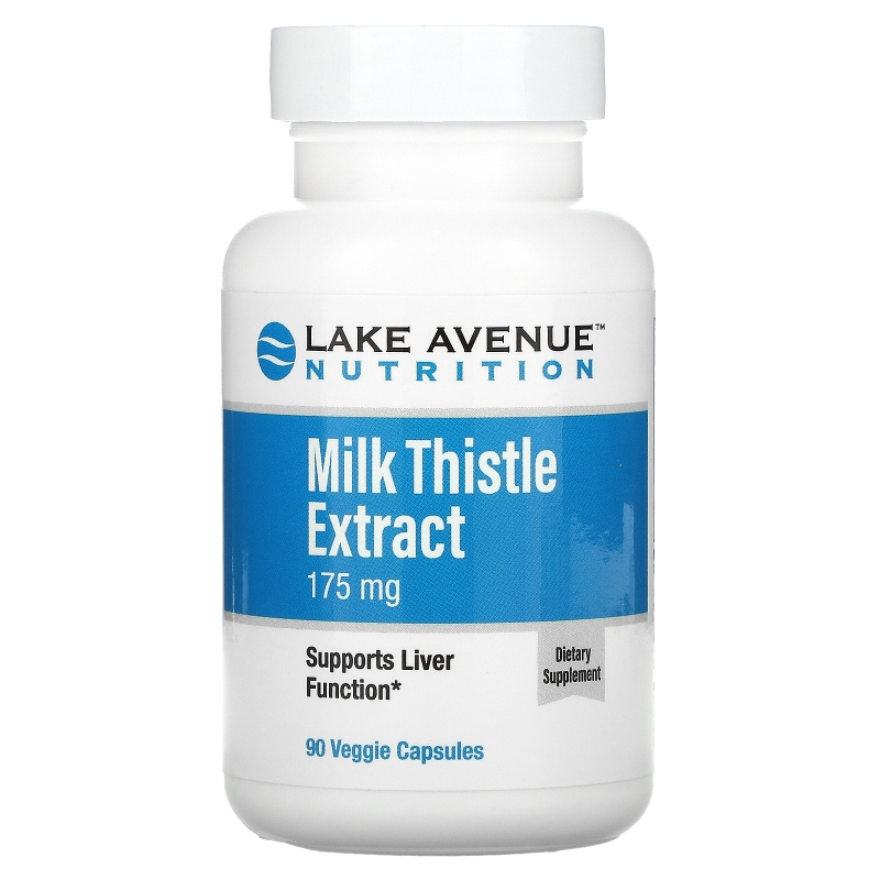 Lake Avenue Nutrition, Milk Thistle Extract, 175 mg, 90 Veggie Capsules